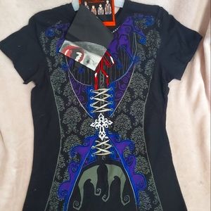 NEW Vampira Vampire Instant Easy Costume M 8/10